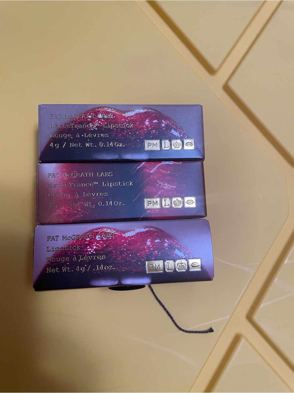 PAT MCGRATH LABS MatteTrance Lipstick Rouge à Lèvres 4g/.14oz Brand New! Qty 3